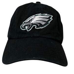 Philadelphia Eagles NFL '47 Brand Throwback Black Clean Up Size Large